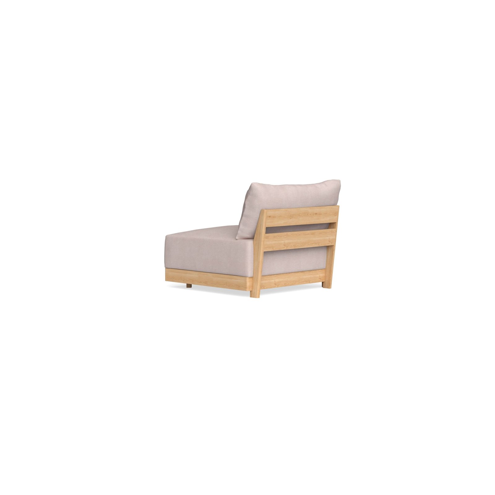 Modular Bondi Latte End Chair in Blush | Classic Blend - Image 9