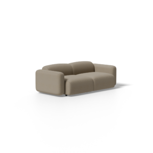 Two-Piece Soft Serve Sectional