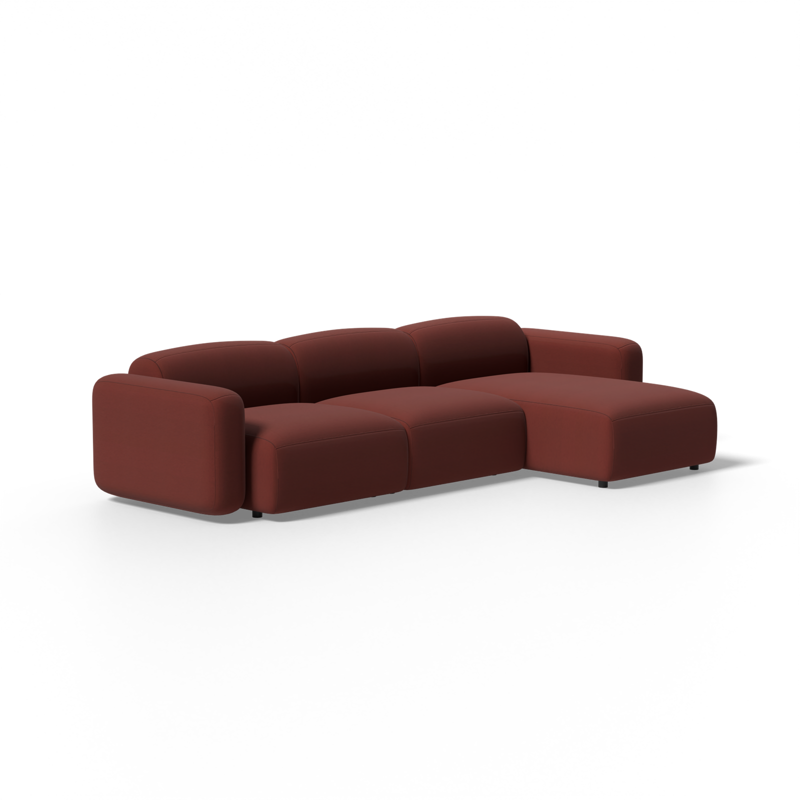 Three-Piece Soft Serve Sectional - Image 73