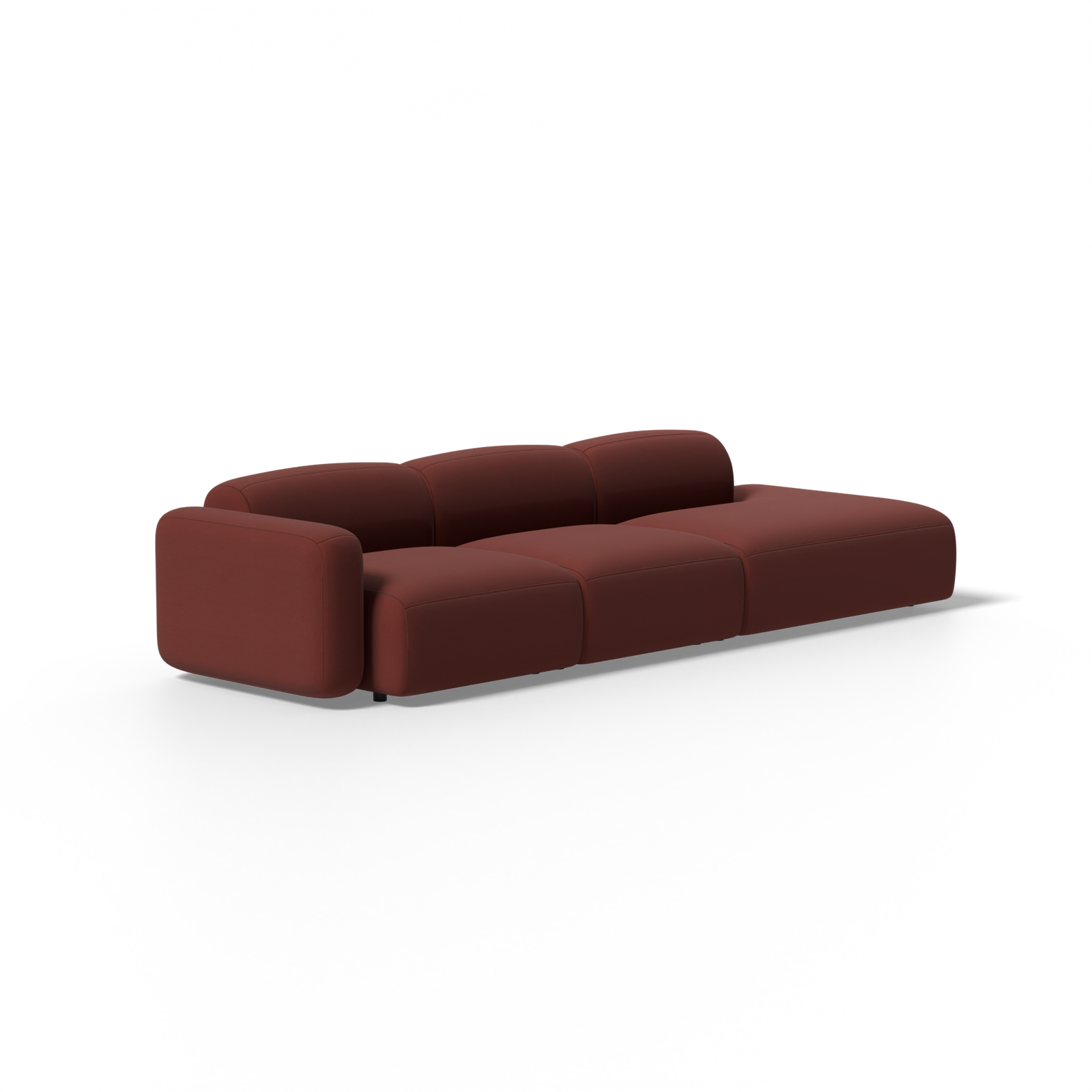 Three-Piece Soft Serve Sectional - Image 71