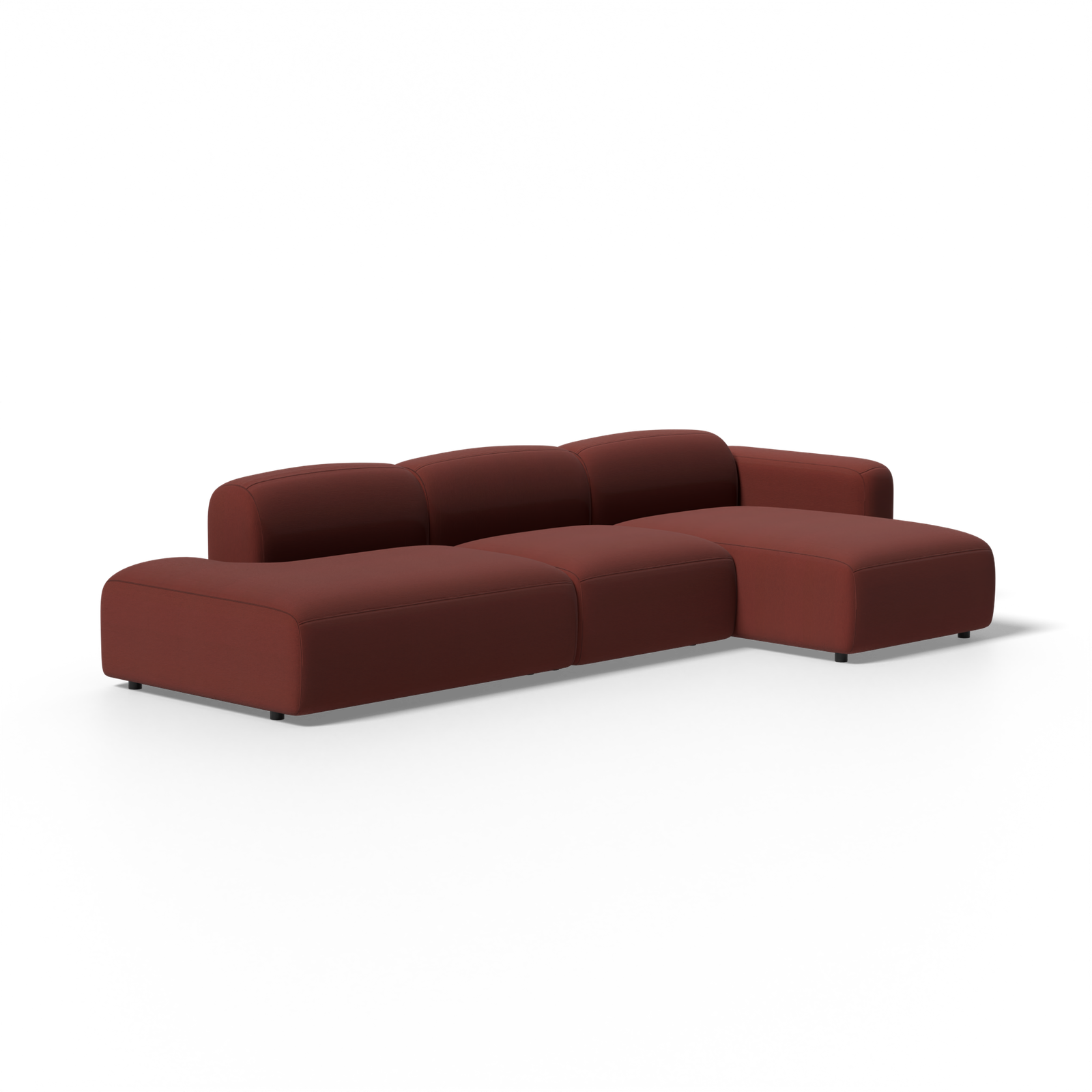 Three-Piece Soft Serve Sectional - Image 77