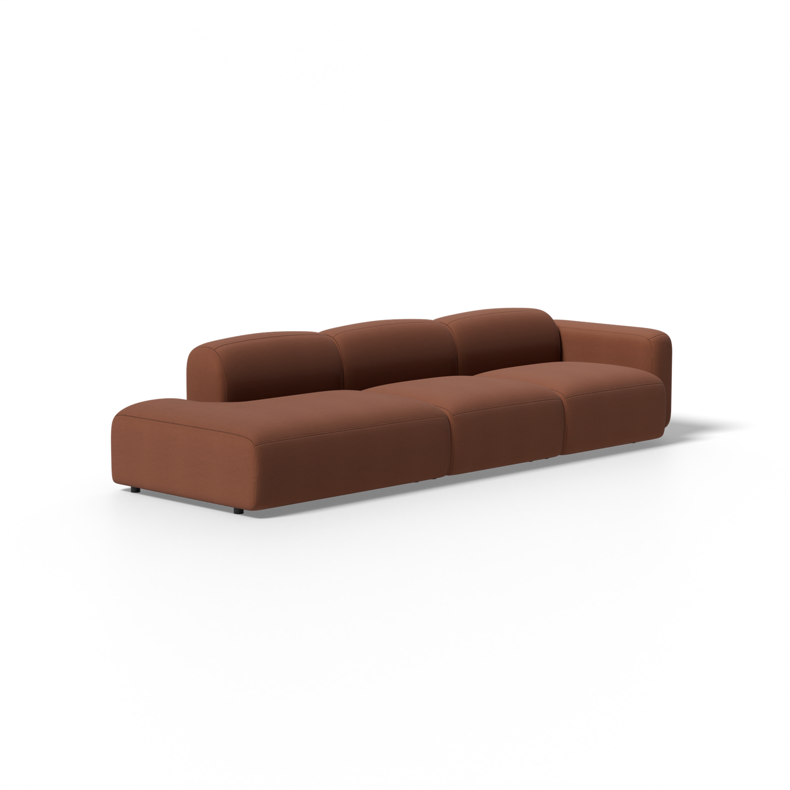 Three-Piece Soft Serve Sectional - Image 81