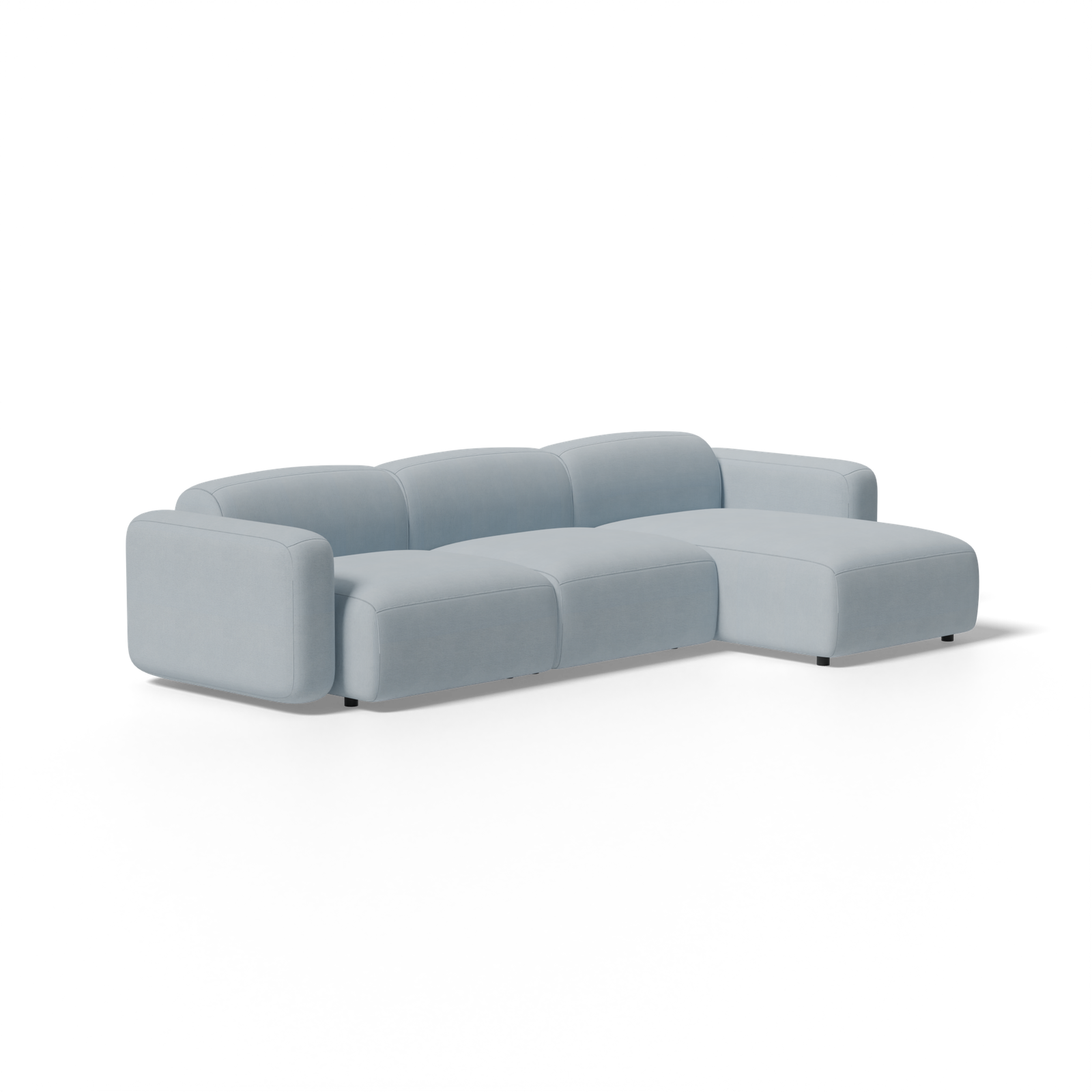 Three-Piece Soft Serve Sectional - Image 43
