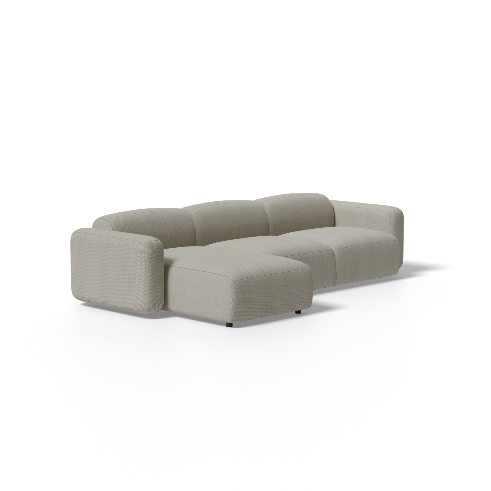 Three-Piece Soft Serve Sectional - Image 100