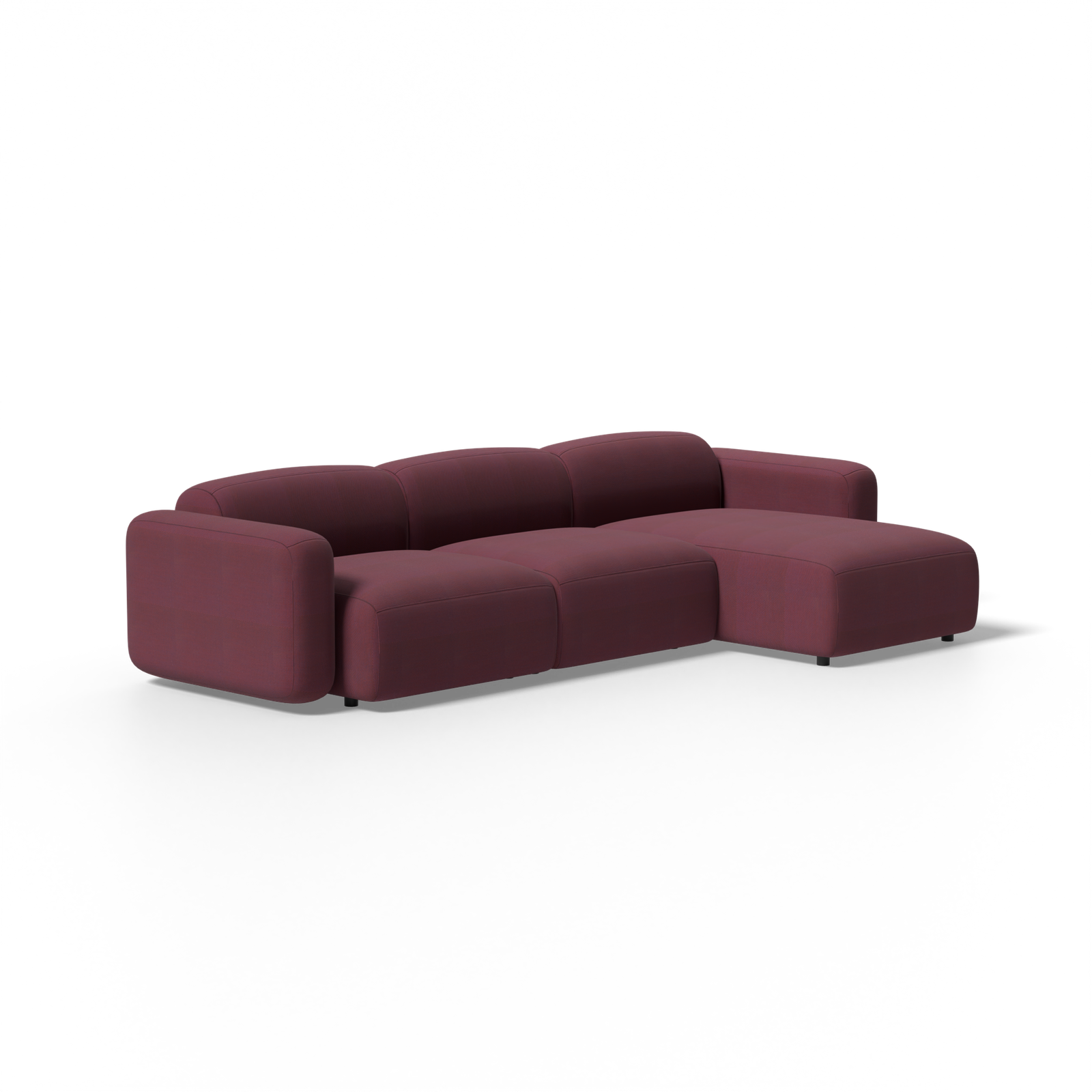 Three-Piece Soft Serve Sectional - Image 107