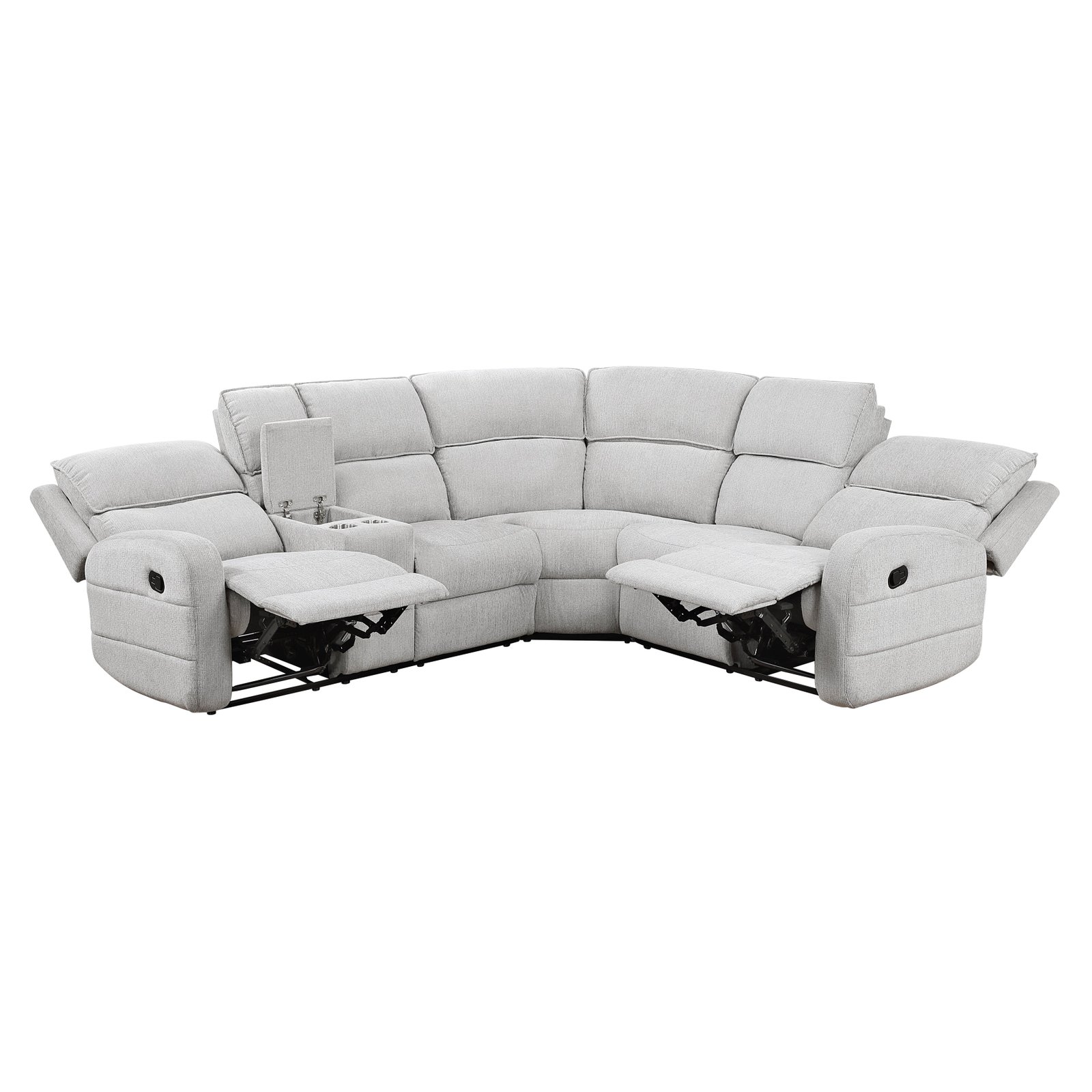 Thorne 3-piece Reclining Sectional With Left Console - Image 4