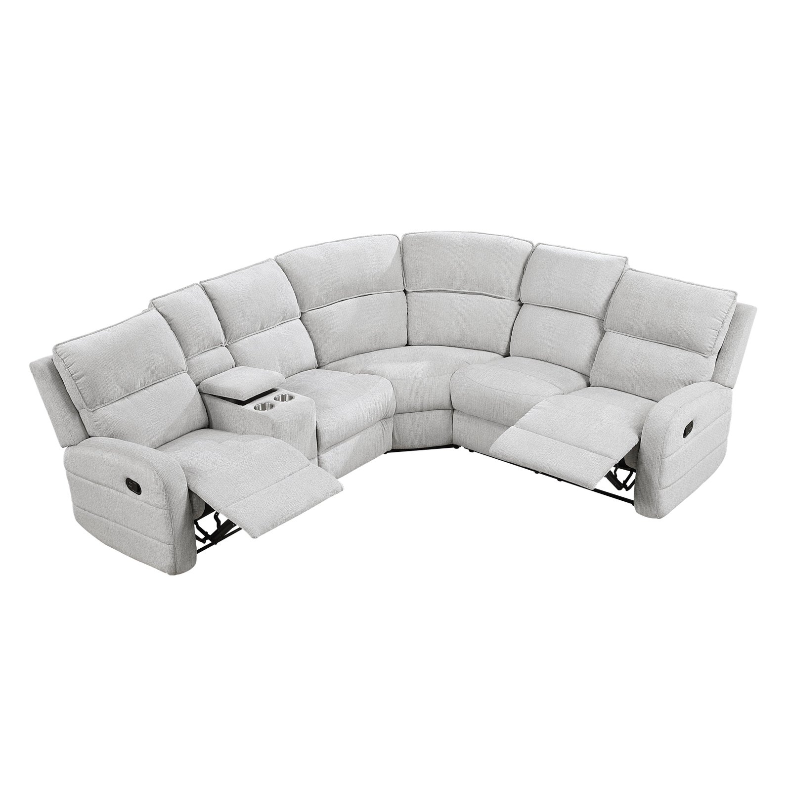 Thorne 3-piece Reclining Sectional With Left Console - Image 5