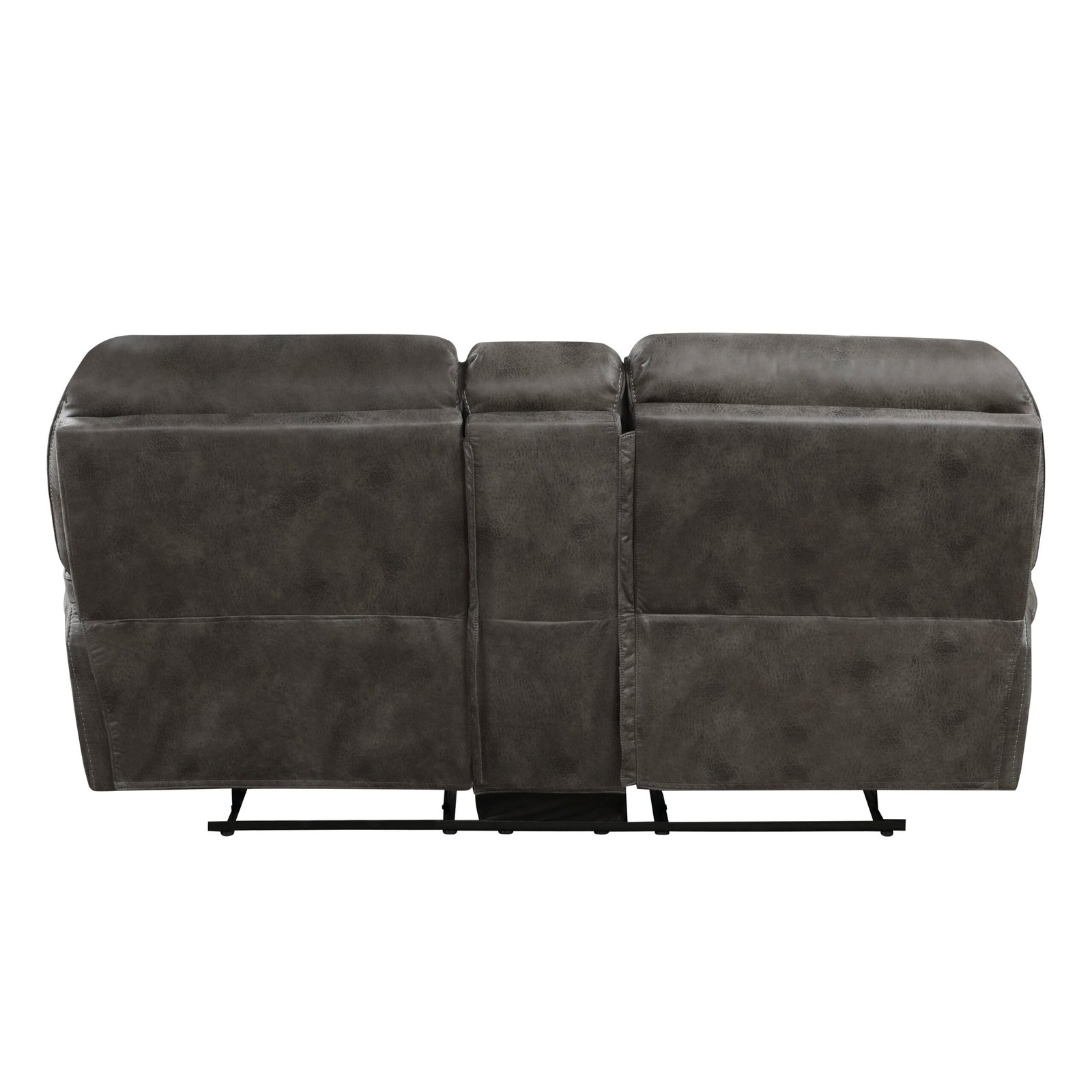 8517GRY-2 - Double Reclining Love Seat with Center Console - Image 4