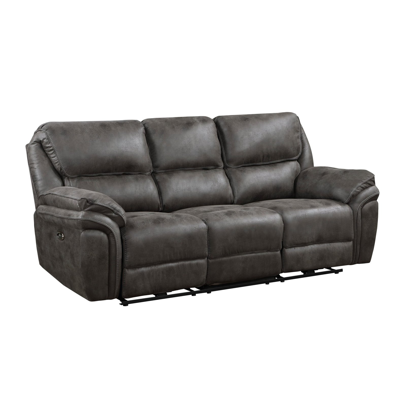8517GRY-3PW - Power Double Reclining Sofa - Image 2