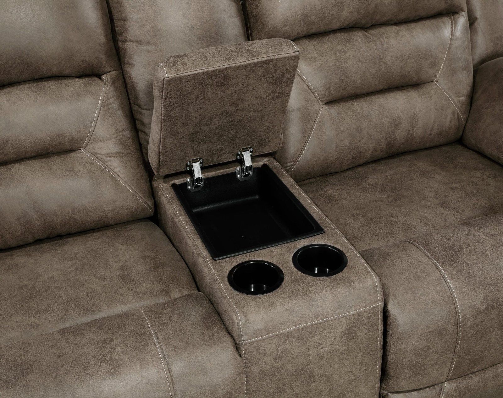 8538BR-2 - Double Reclining Love Seat with Center Console - Image 3