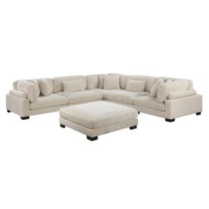 Traverse-(6)6-Piece Modular Sectional with Ottoman image