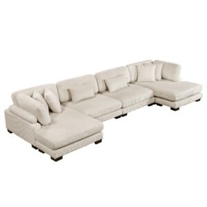 Traverse-(4)4-Piece Modular Sectional with Reversible Chaise image