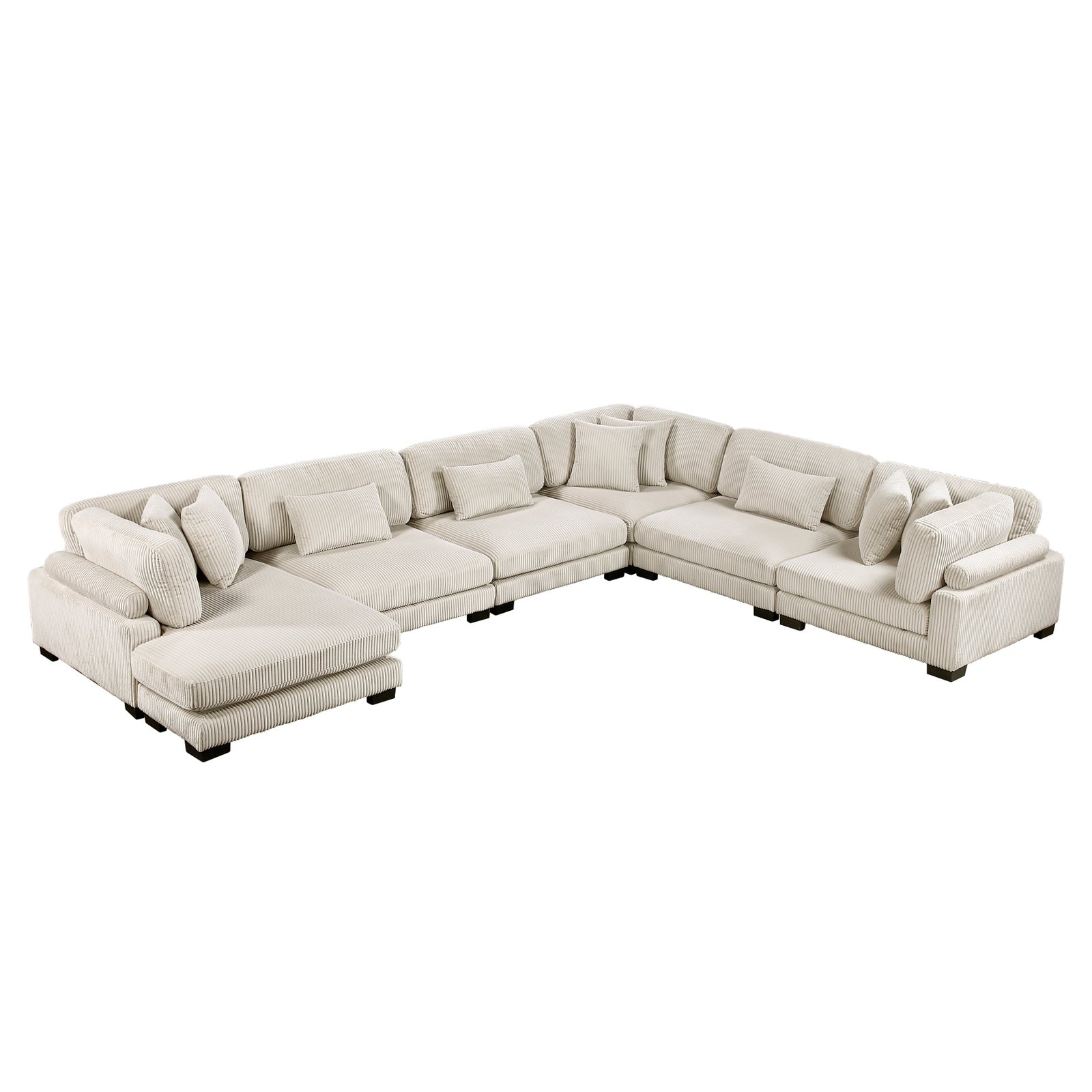 Traverse 6-piece Modular Sectional With Reversible Chaise - Image 5