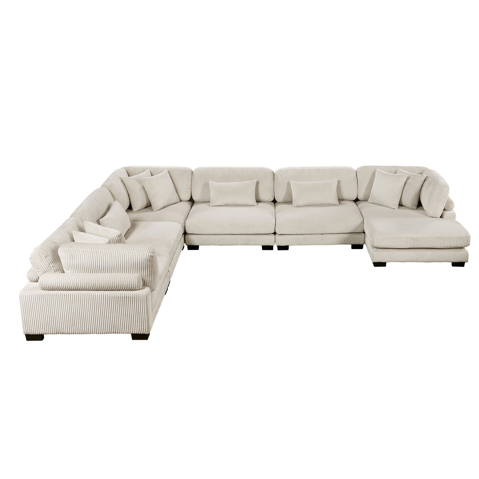 Traverse 6-piece Modular Sectional With Reversible Chaise - Image 6
