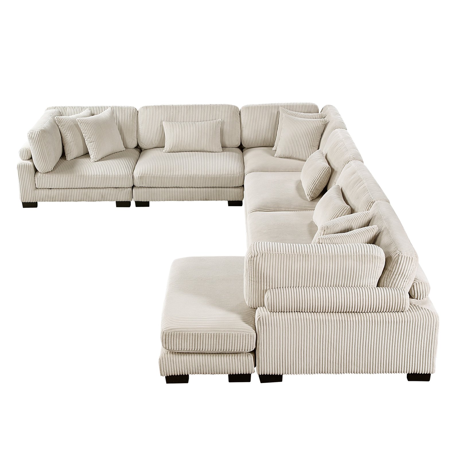 Traverse 6-piece Modular Sectional With Reversible Chaise - Image 8
