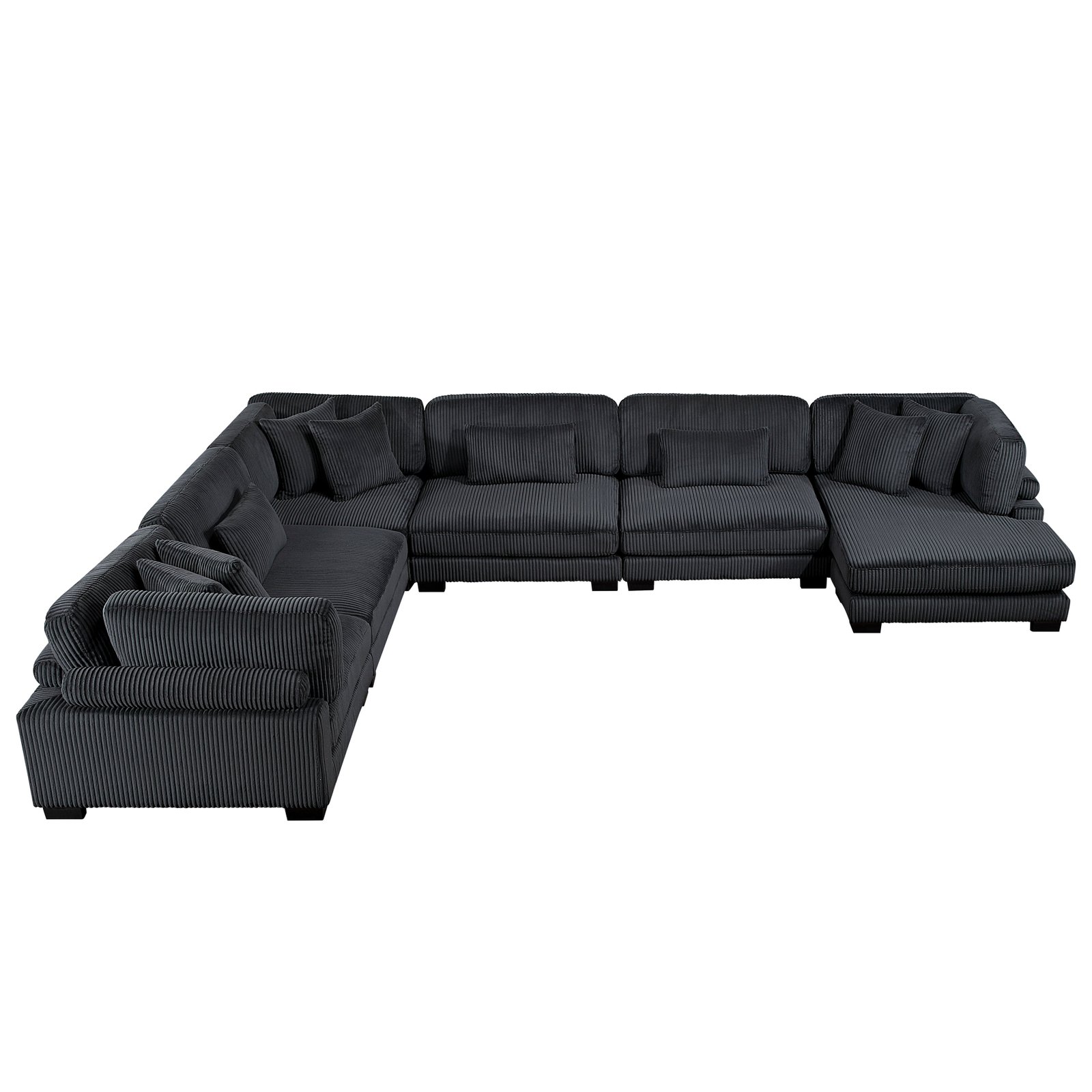 Traverse 6-piece Modular Sectional With Reversible Chaise - Image 10