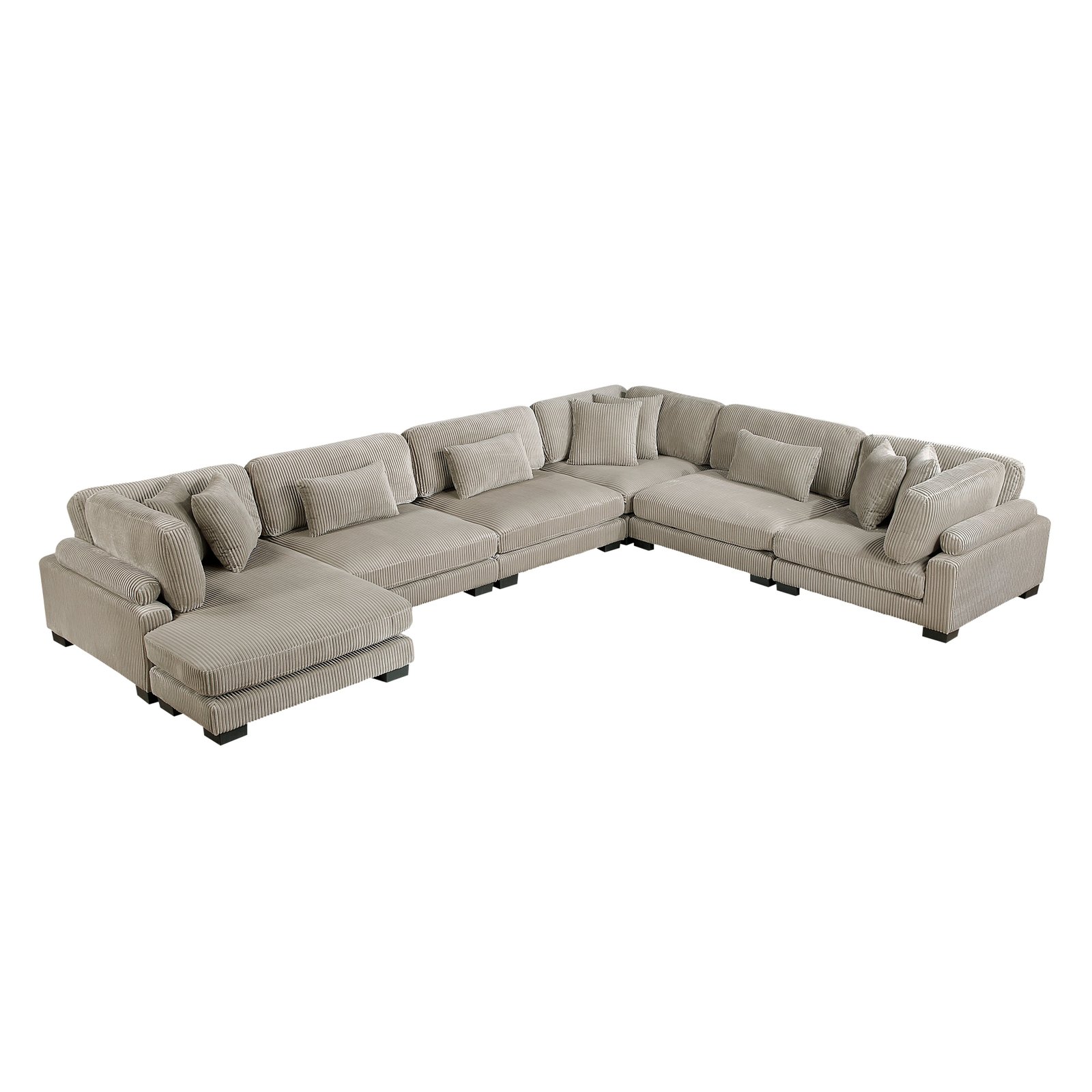 Traverse 6-piece Modular Sectional With Reversible Chaise - Image 13