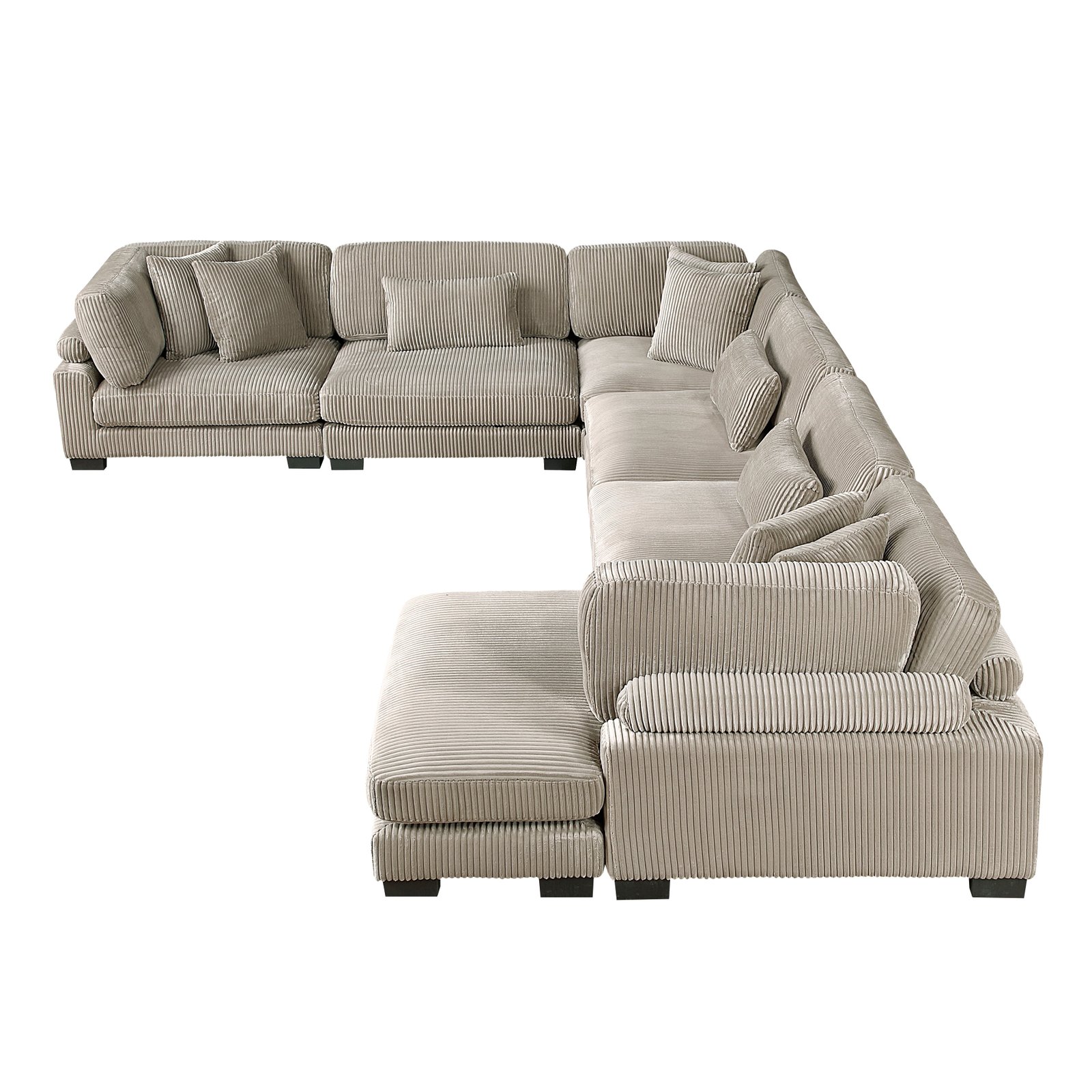 Traverse 6-piece Modular Sectional With Reversible Chaise - Image 16