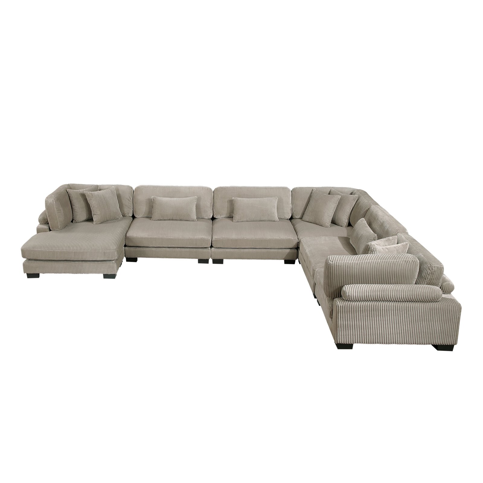 Traverse 6-piece Modular Sectional With Reversible Chaise - Image 15
