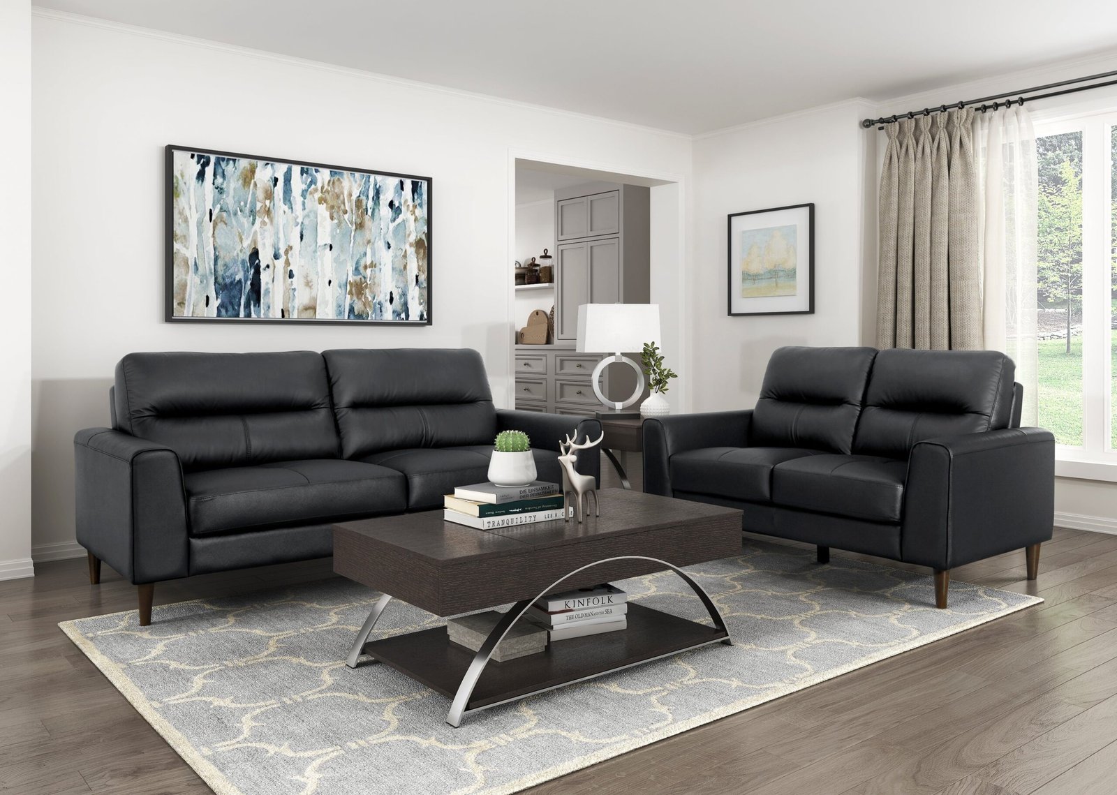 8566BLK-3 - Sofa - Image 4