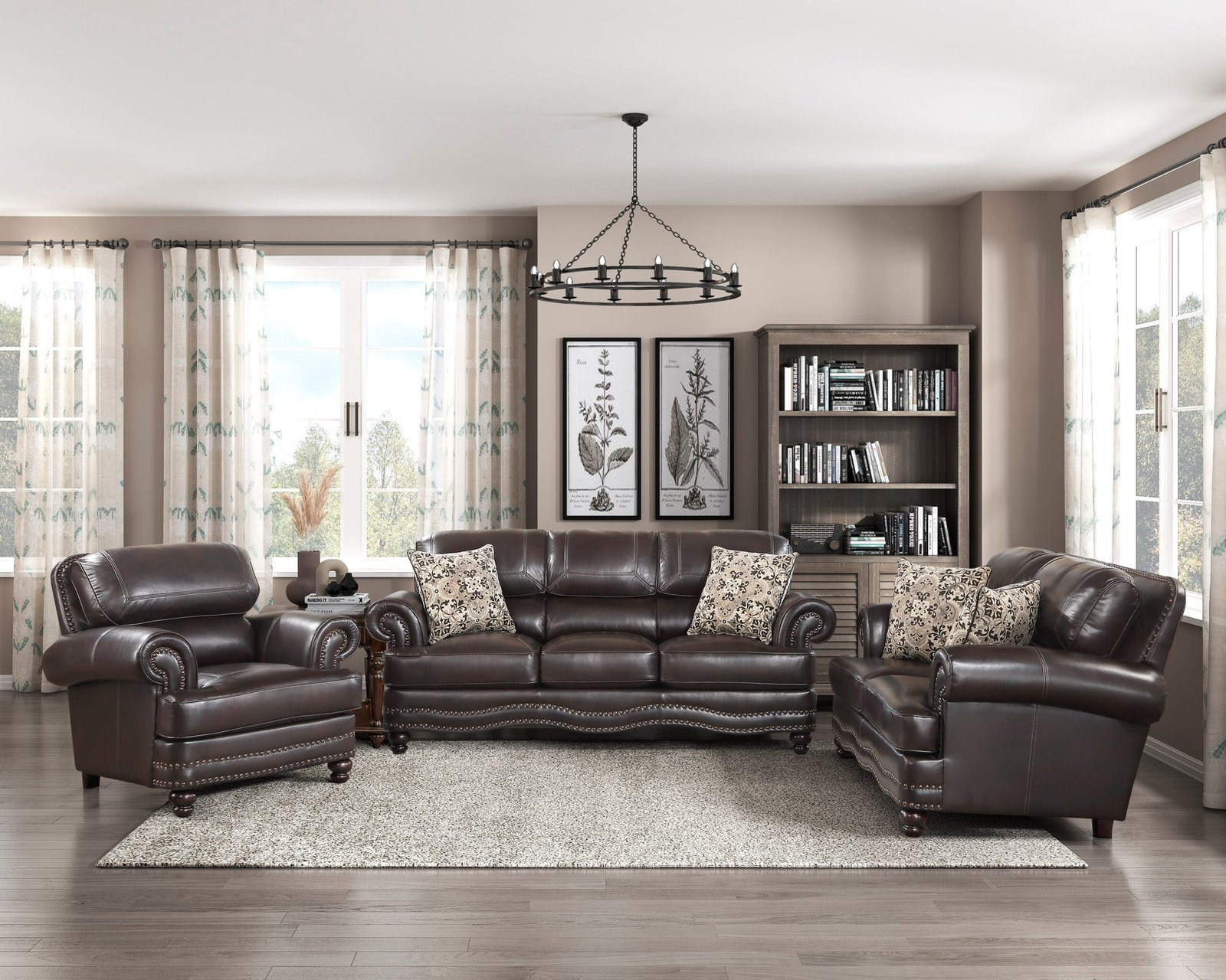 9268BRW-3 - Sofa - Image 5