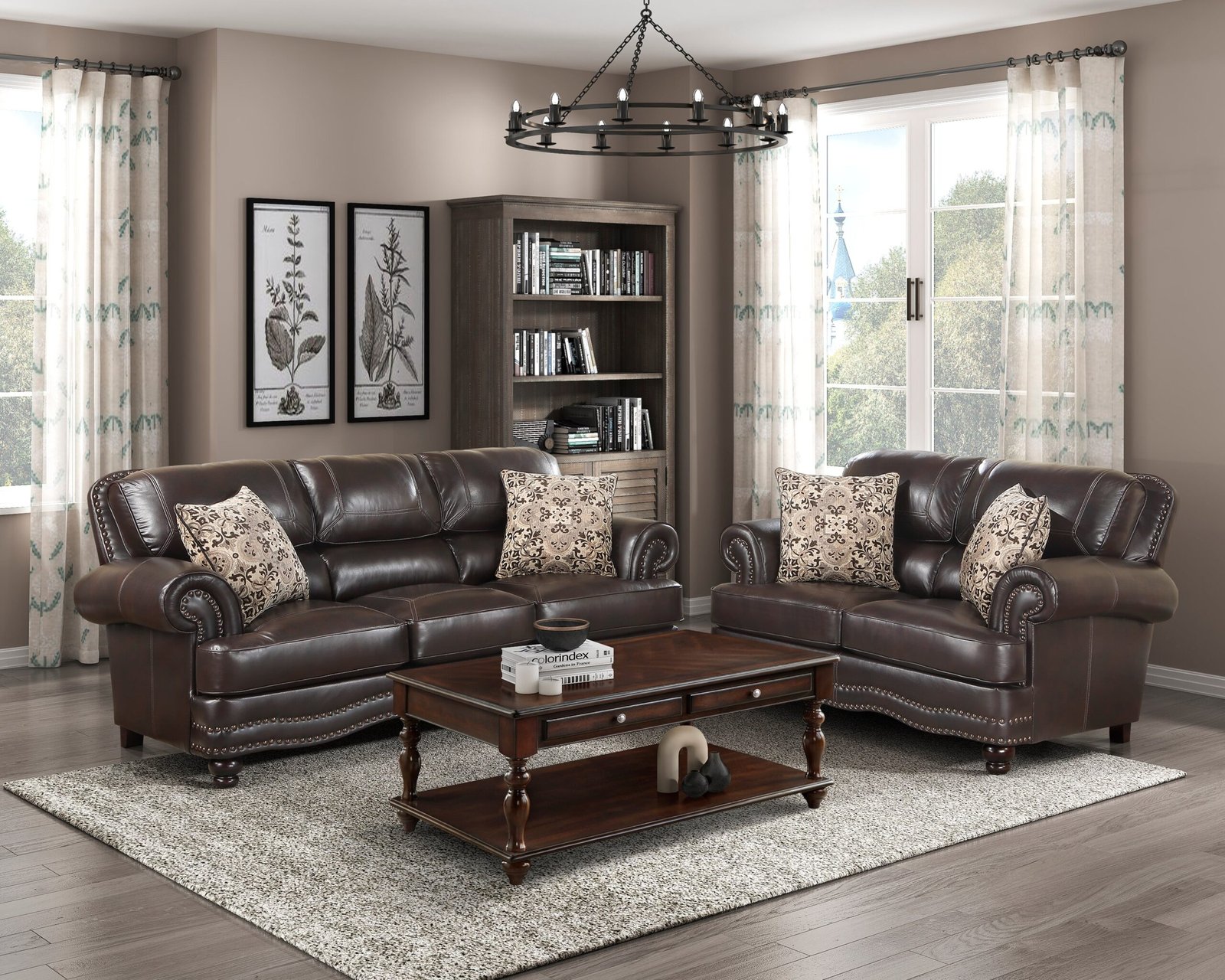 9268BRW-3 - Sofa - Image 4