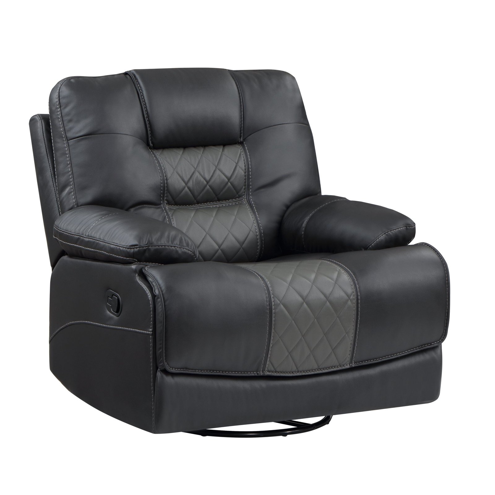 9388GRY-1 - Swivel Glider Reclining Chair - Image 2
