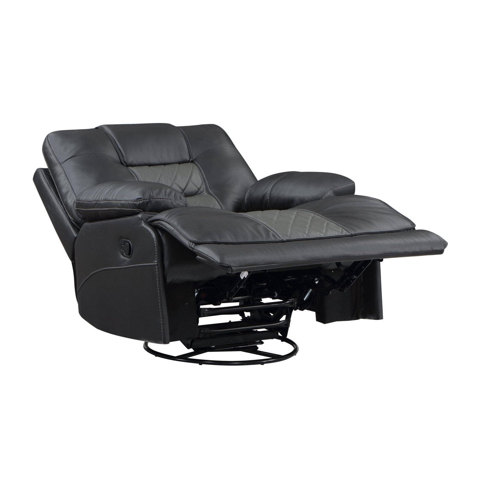 9388GRY-1 - Swivel Glider Reclining Chair - Image 5