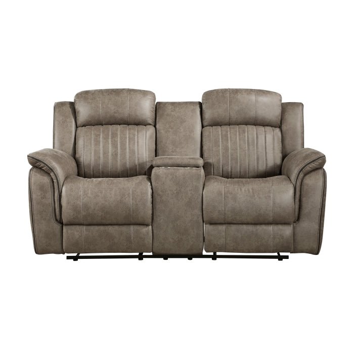 9479SDB-2 - Double Reclining Love Seat with Center Console
