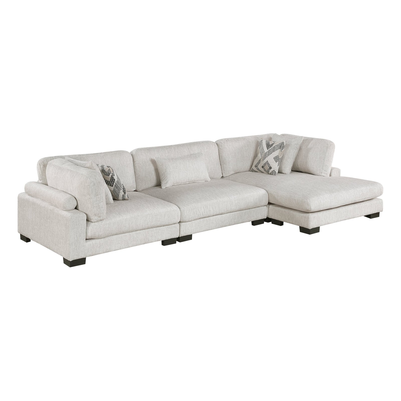 Tinley-(3)3-Piece Modular Sectional with Chaise image
