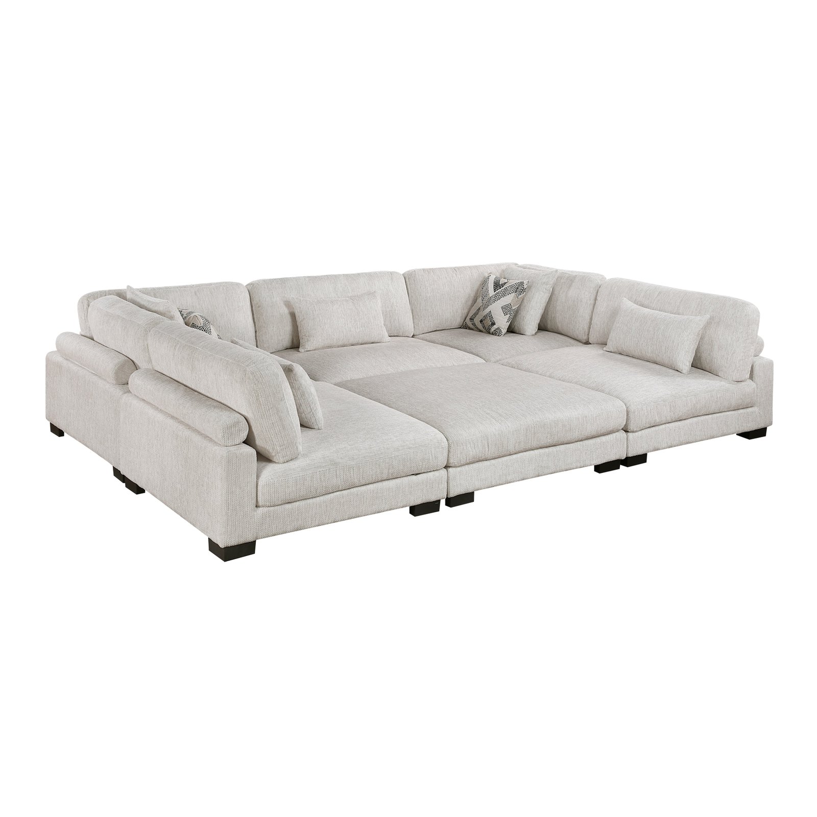 Tinley 6-piece Modular Sectional With Ottoman - Image 14