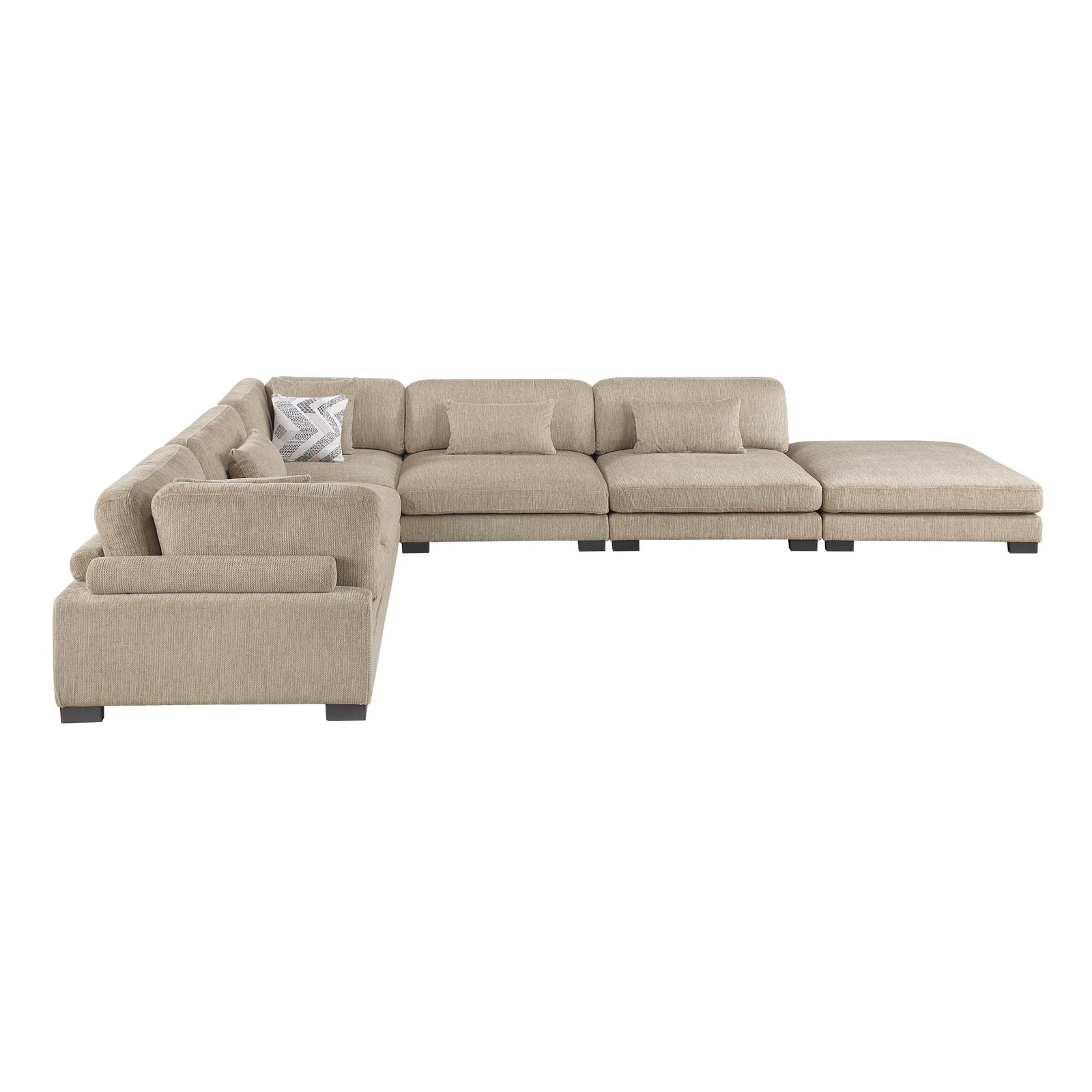 Tinley 6-piece Modular Sectional With Ottoman - Image 16