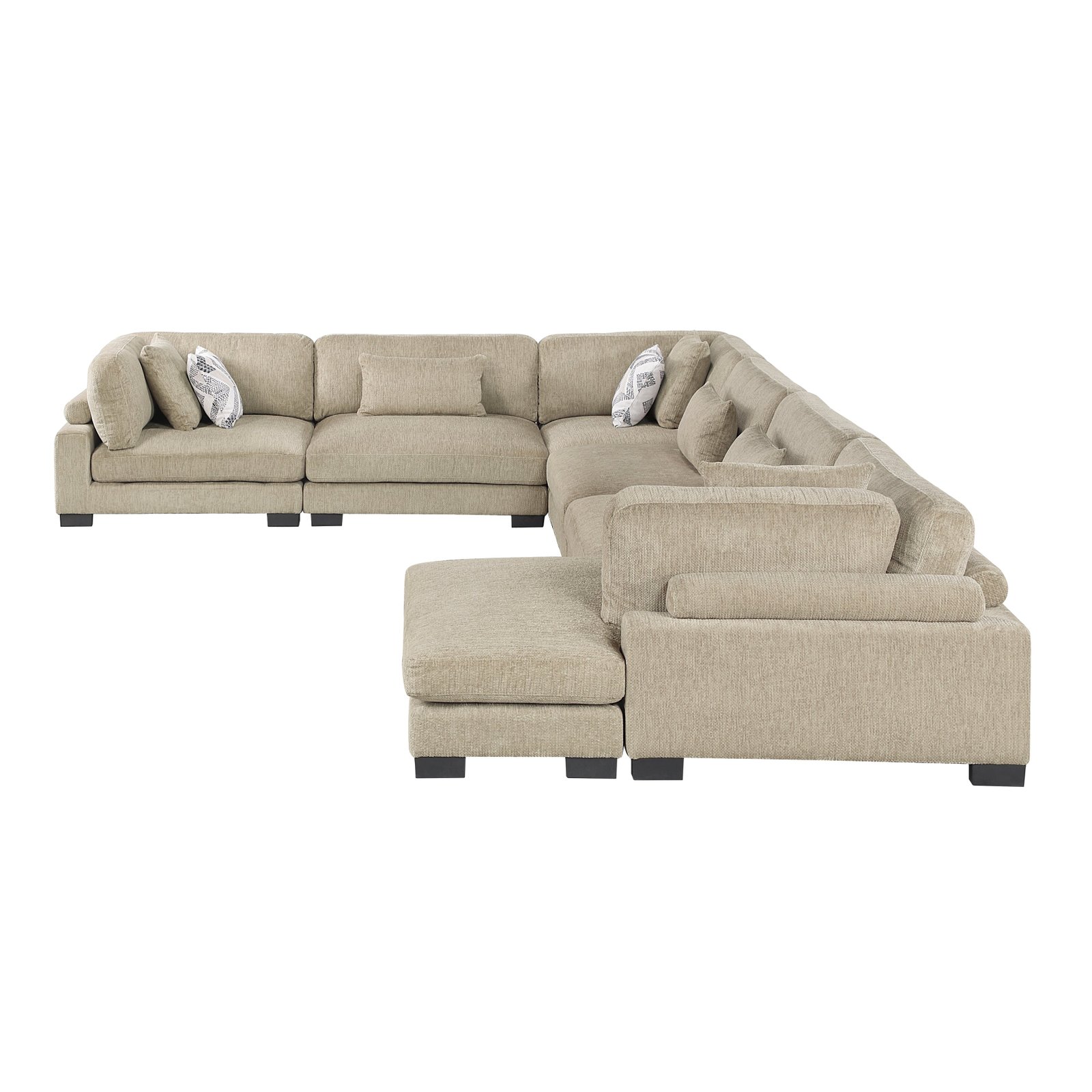 Tinley 6-piece Modular Sectional With Chaise - Image 9