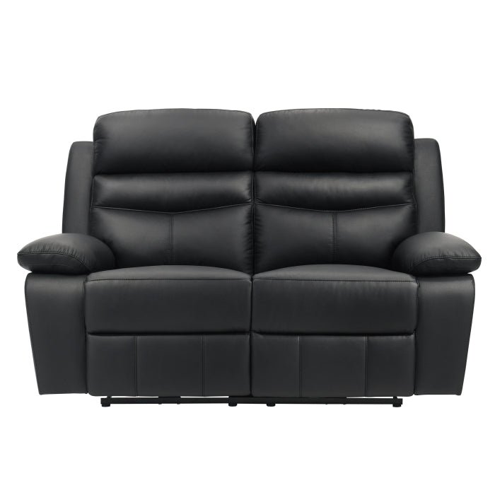 9628BLK-2PW - Power Double Reclining Love Seat