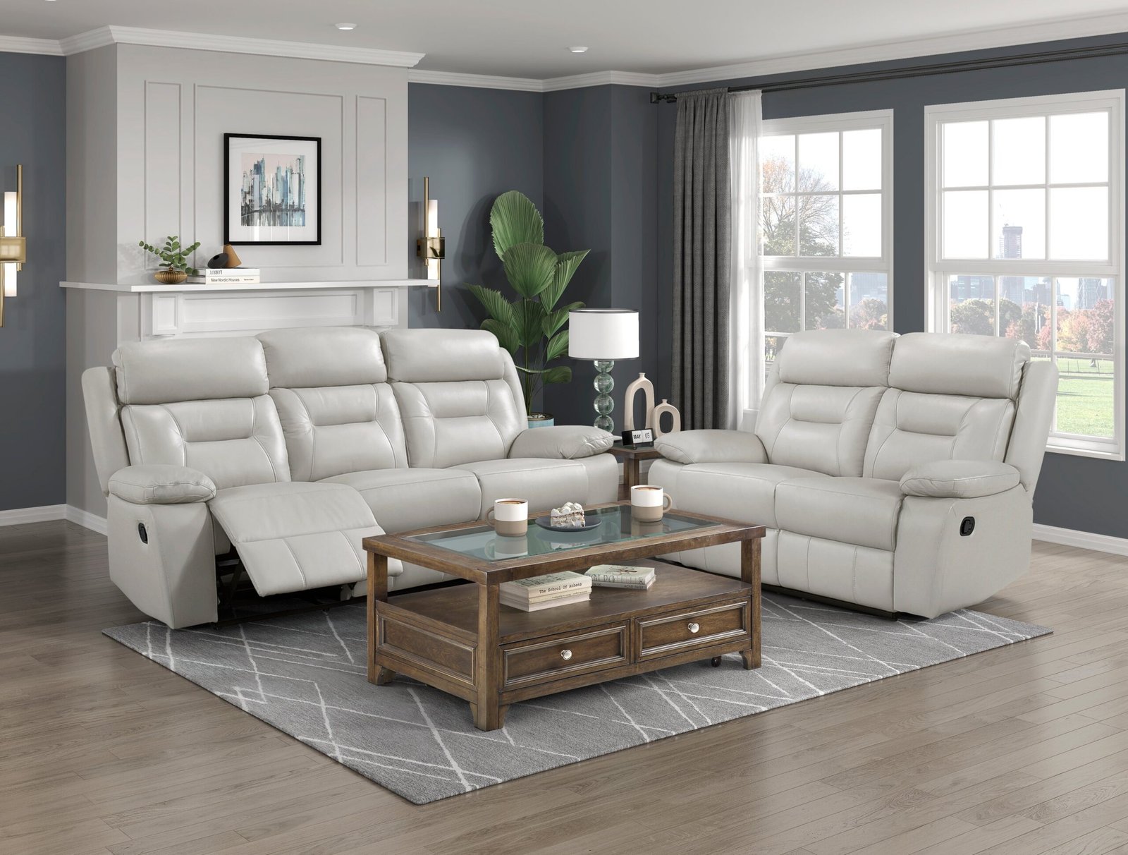 9629SVE-3 - Double Reclining Sofa - Image 5