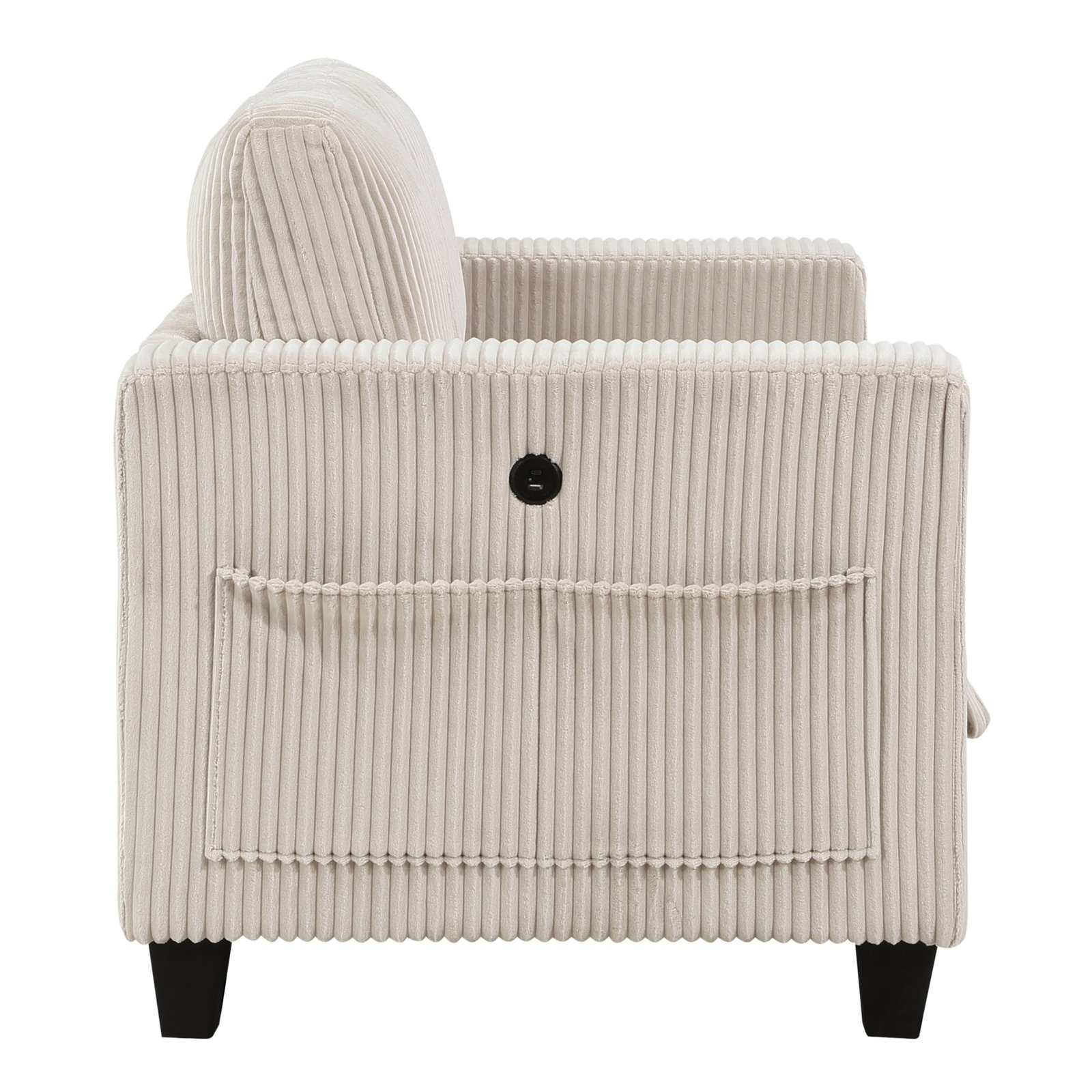 Walterboro love Seat With Storage, Storage Pouches And Charging Ports - Image 9