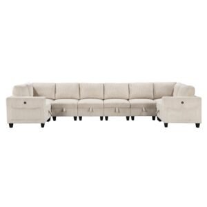 Walterboro-(8)8-Piece Sectional with Storage, Storage Pouches and Charging Ports image
