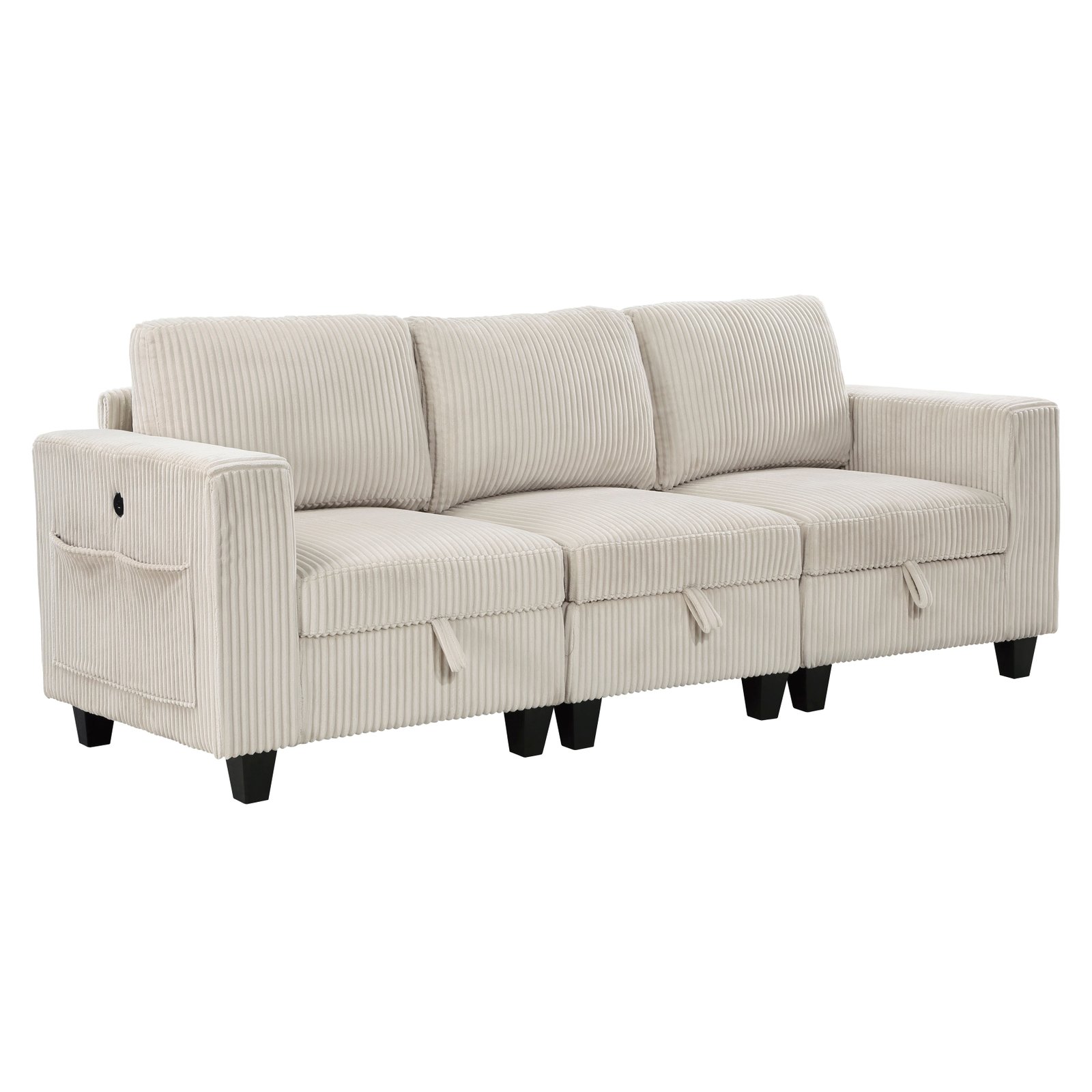 Walterboro sofa With Storage, Storage Pouches And Charging Ports - Image 14