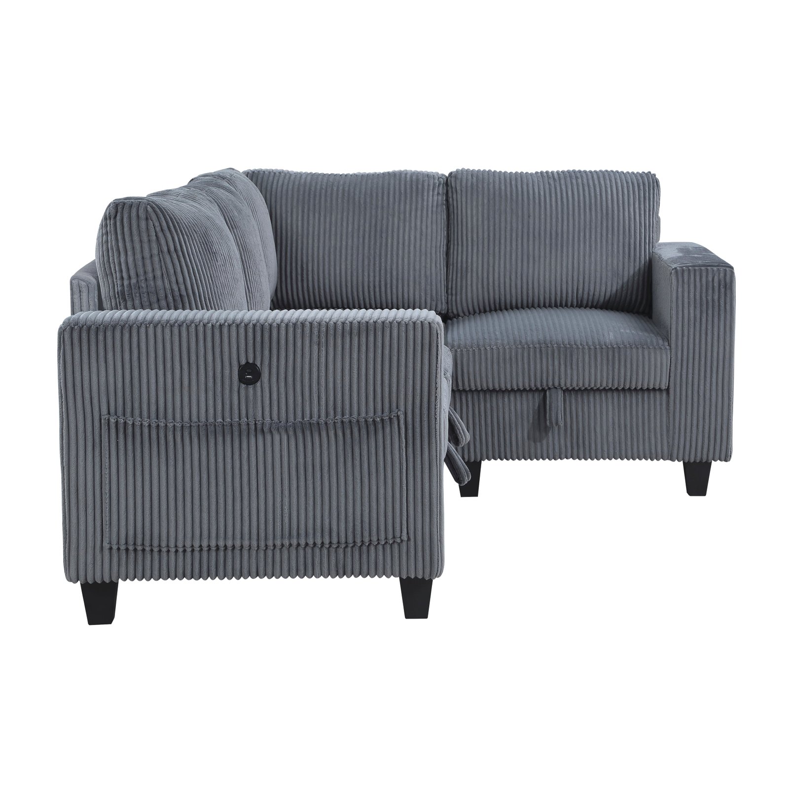 Walterboro 4-piece Sectional With Storage, Storage Pouches And Charging Ports - Image 15