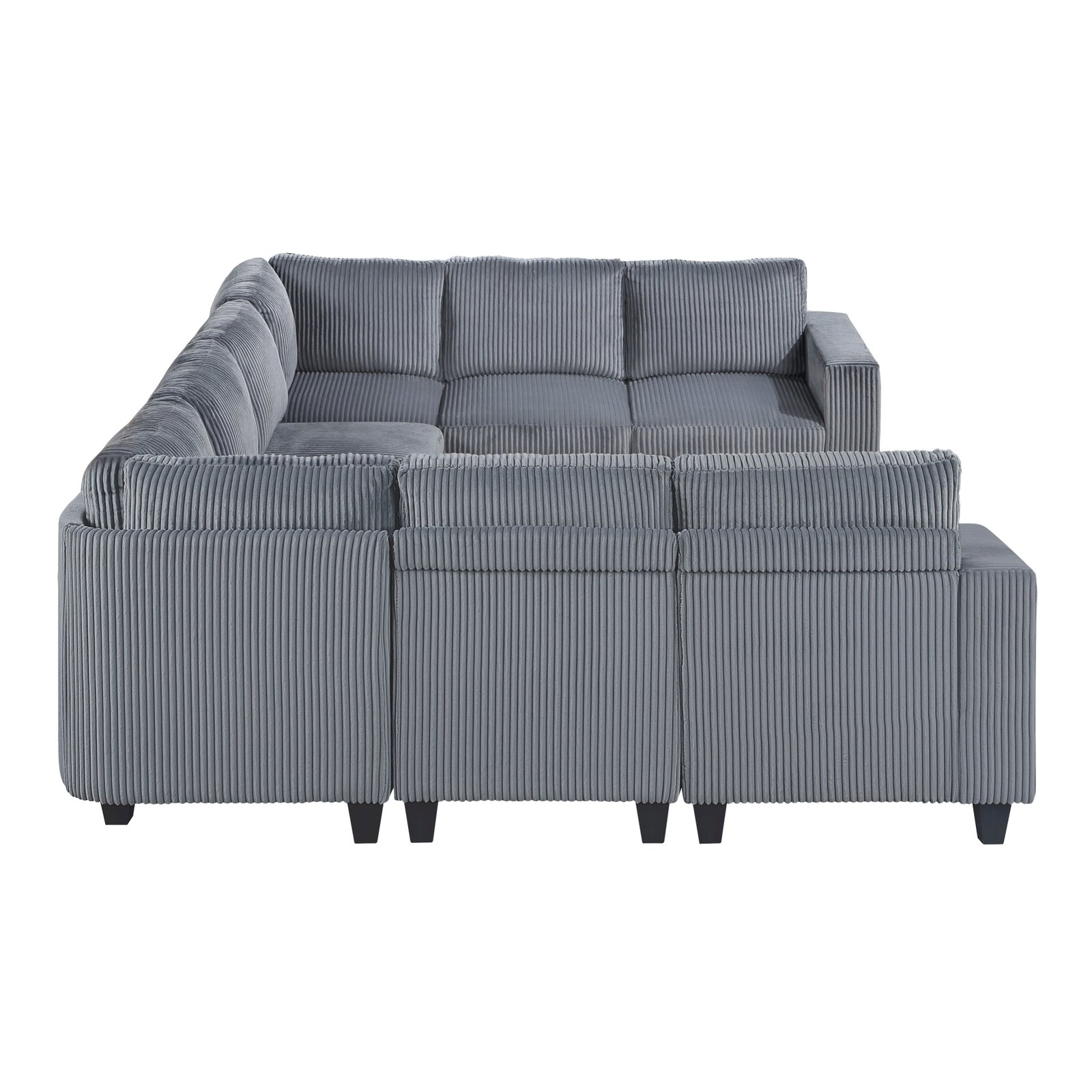Walterboro 8-piece Sectional With Storage, Storage Pouches And Charging Ports - Image 13
