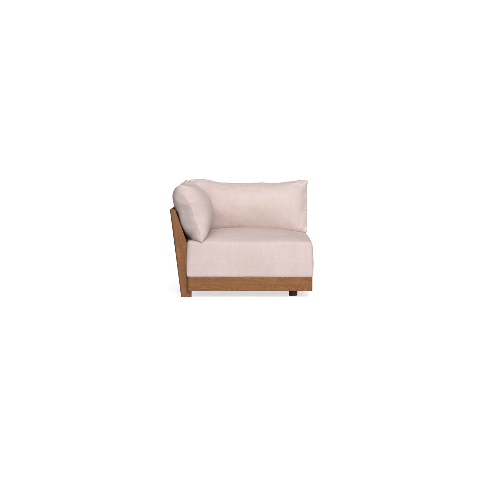 Modular Bondi Espresso Corner Chair in Blush | Classic Blend - Image 7
