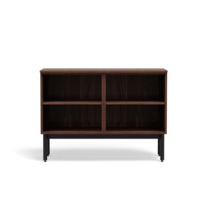 Two Unit Dresser - Two Open Shelf Unit Walnut