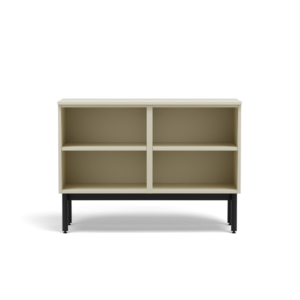 Two Unit Dresser - Two Open Shelf Unit Beige