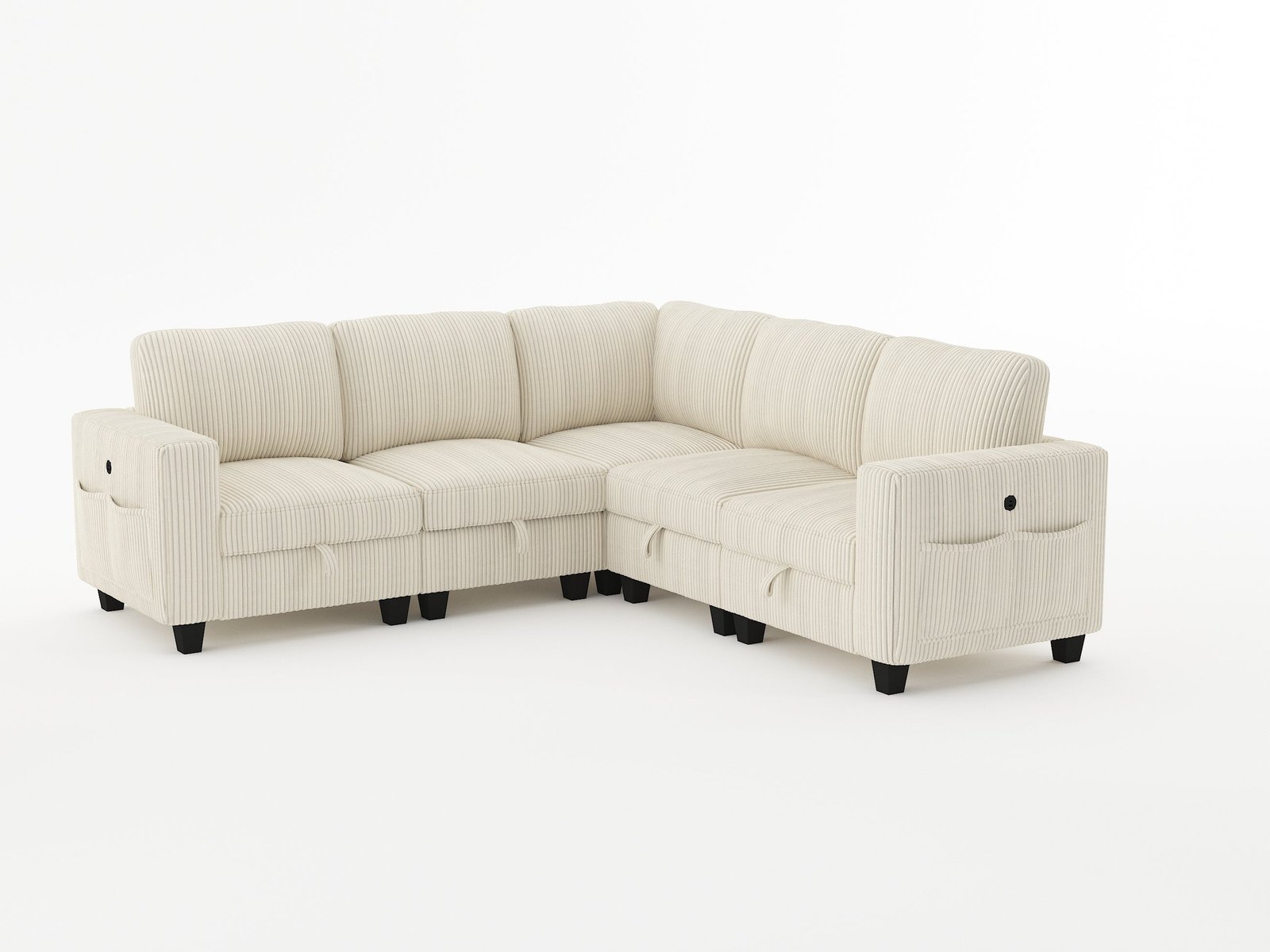 Walterboro 7-piece Sectional With Storage, Storage Pouches And Charging Ports - Image 5