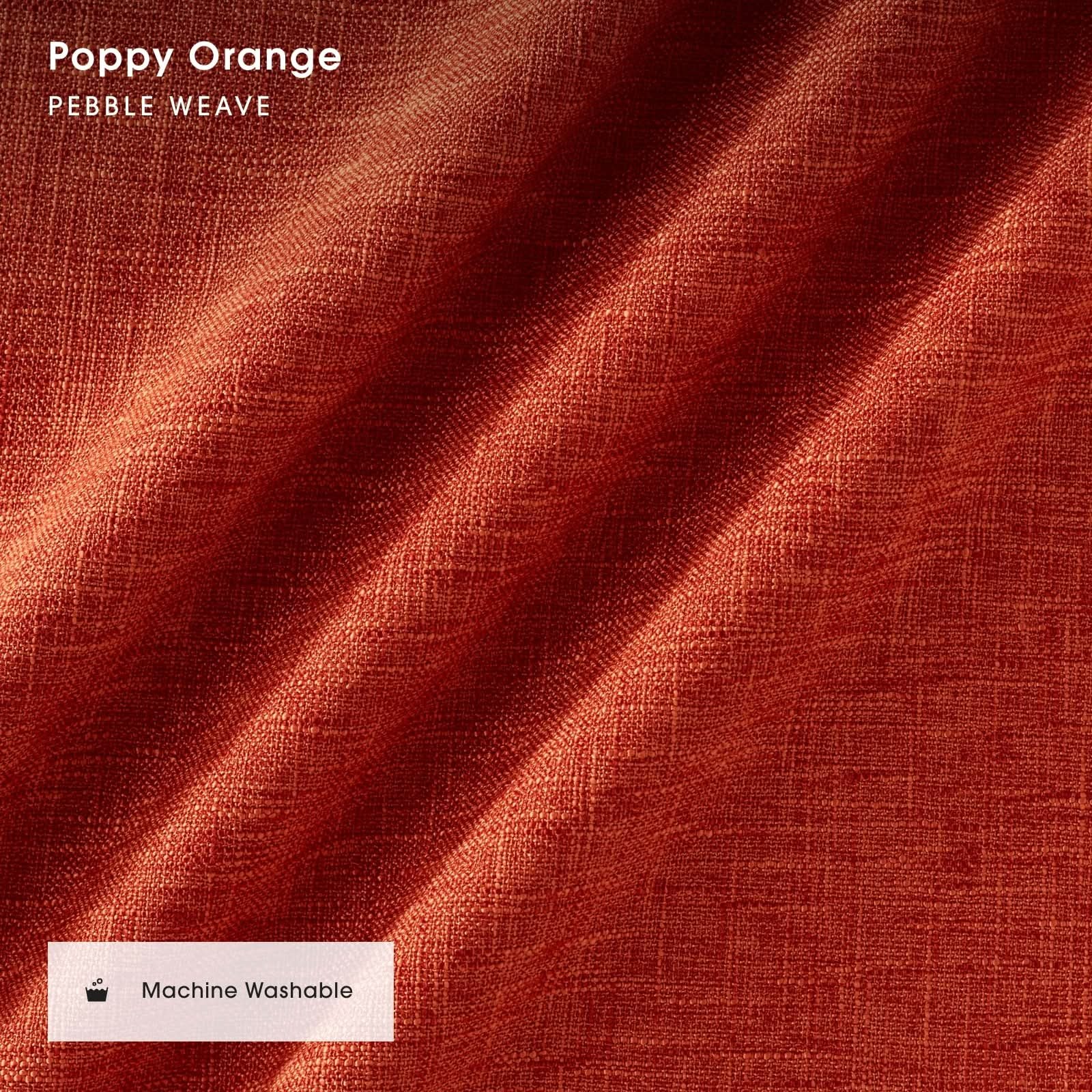 Modular Bondi Espresso Armchair + Ottoman in Poppy Orange | Memory Foam Blend - Image 4